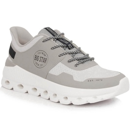 Kényelmes női sportcipő a Big Star LL174138 platformon bézs Kényelmes női sportcipő a Big Star LL174138 platformon bézs