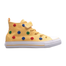 Big Star JJ374062 tornacipő sárga