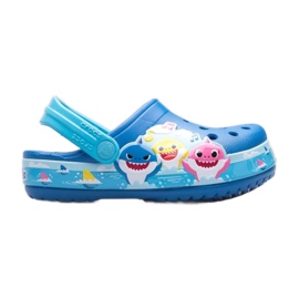 Crocs Fl Babyshark Band Clog T Jr 207066-4JL kék Crocs Fl Babyshark Band Clog T Jr 207066-4JL kék