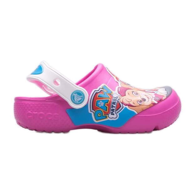 Slides Crocs Fun Lab Paw Patrol Clog Jr 206276-6QQ rózsaszín sokszínű