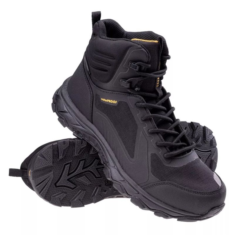 Elbrus Hixon Mid Wp cipő 92800442320 fekete