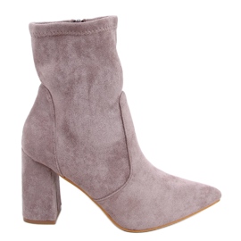 PA1 Natalie Khaki velúr sarkú csizma bézs PA1 Natalie Khaki velúr sarkú csizma bézs