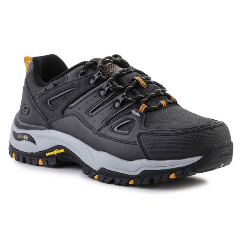 Skechers Arch Fit Dawson cipő - Argosa 204630-BLK fekete