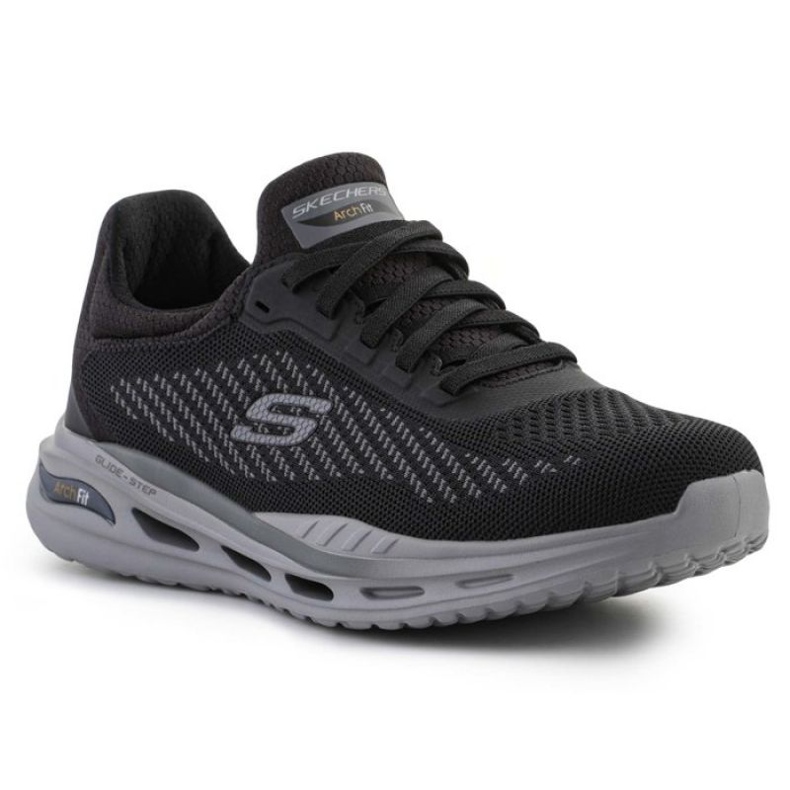 Skechers Arch Fit Orvan-Trayver 210434-BLK cipő fekete