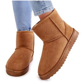 FR1 Női meleg hócsizma Világosbarna Virgina