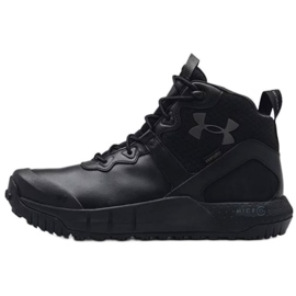 Under Armour Mg Valsetz Mid Lthr Wp cipő 3024334 001 fekete