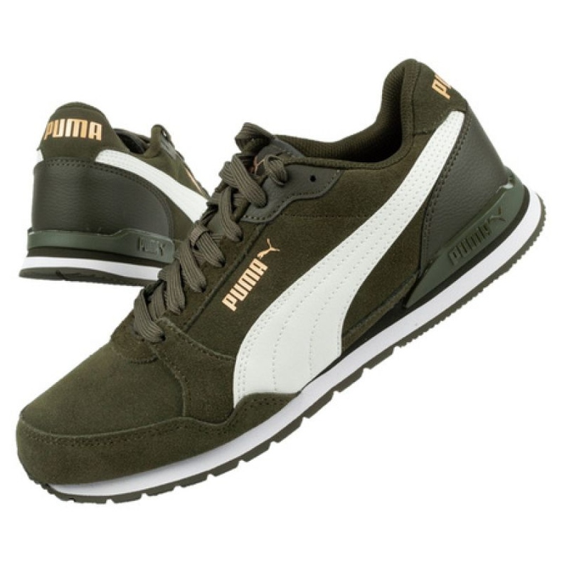 Puma St Runner v3 M 387646 04 sportcipő zöld