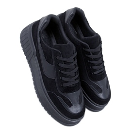 BM Platform tornacipő Kirby Black fekete