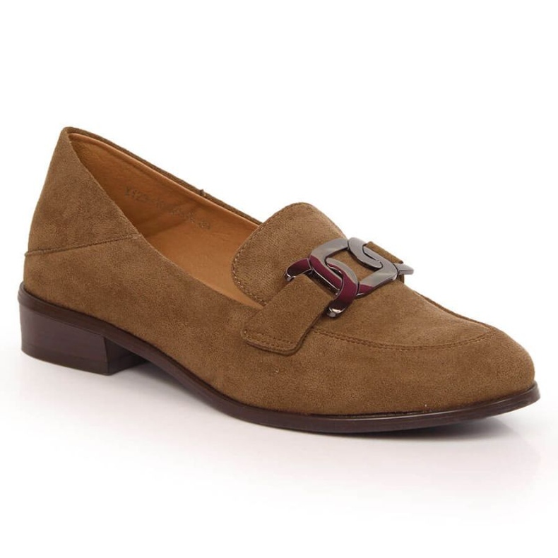 Vinceza lapos velúr cipő W JAN143C barna