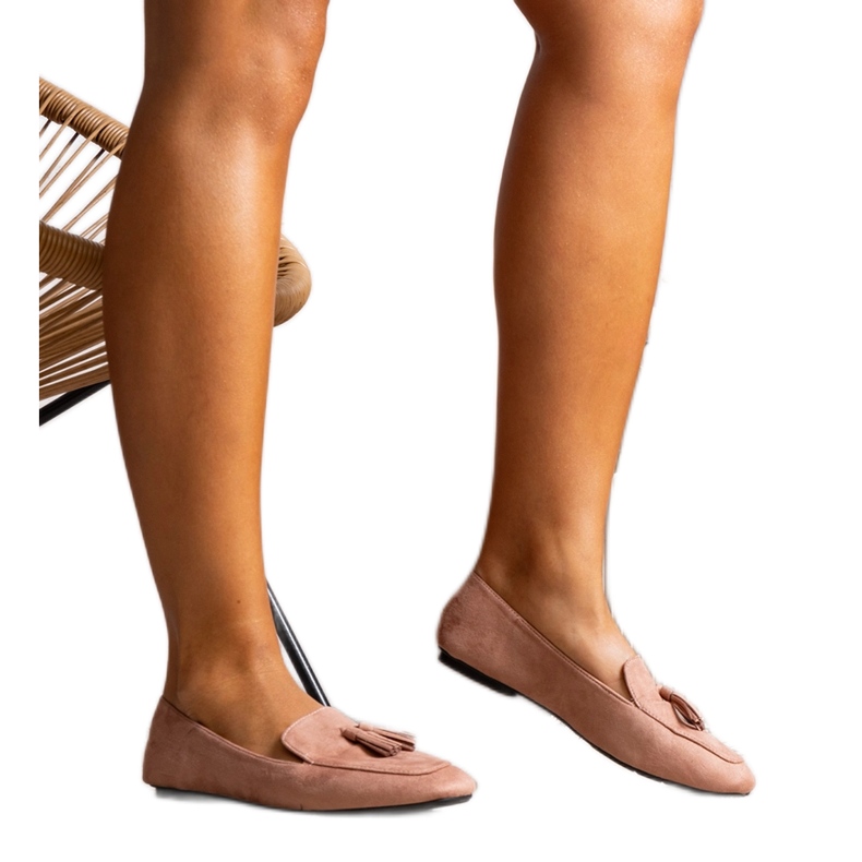 Cillian rózsaszín öko-velúr balett lakások