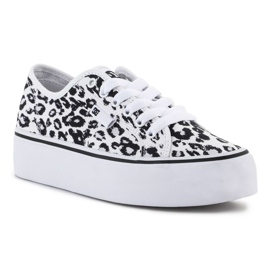 Cipők DC kézi platform Cheetah print AdyS300280-Che W 300280-CHE fehér