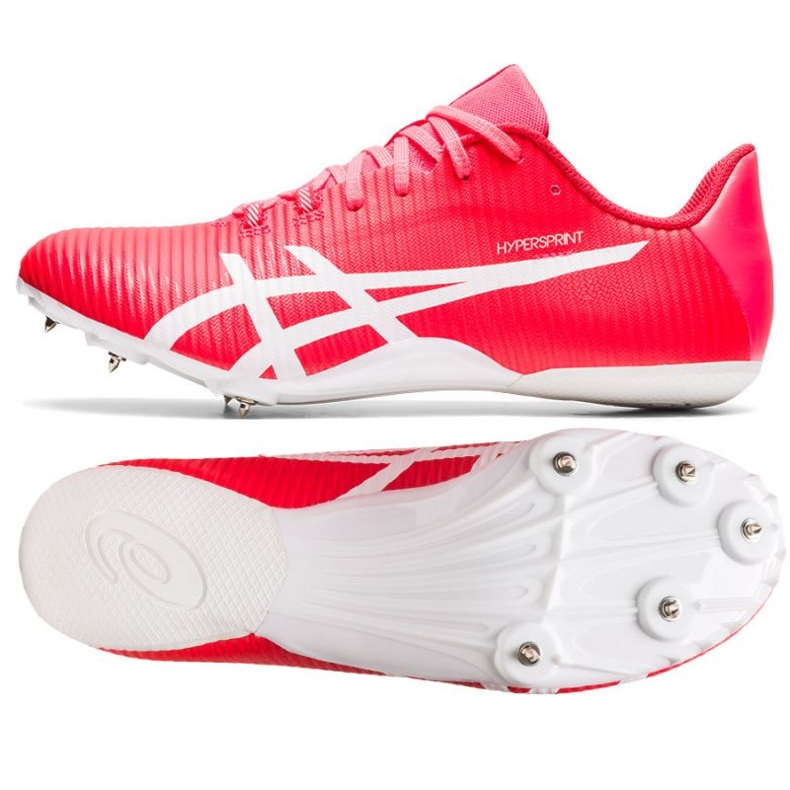 Asics Hypersprint 8 sprint 1093A197 702 tüskés cipő rózsaszín rózsaszín