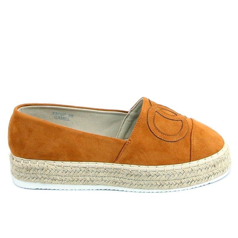 Chanelkikikiki Wela Camel espadrillák barna