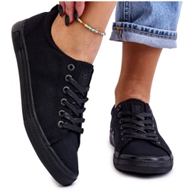 Női Smooth Low tornacipő Big Star LL274057 Fekete