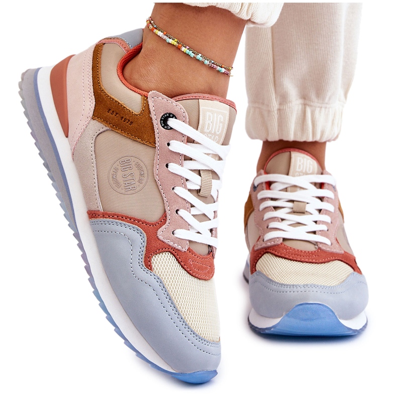 Női sportcipők Memory Foam System Big Star LL274348 Multicolor sokszínű Női sportcipők Memory Foam System Big Star LL274348 Multicolor sokszínű