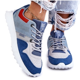 Női tornacipő Big Star LL274421 kék Női tornacipő Big Star LL274421 kék