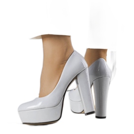 BM Szürke magassarkú pumpák a Kari-tól