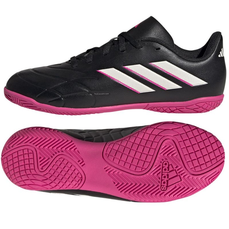 Adidas Copa Pure.4 In Jr futballcipő GY9034 fekete fekete