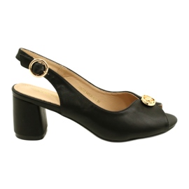 Evento Női szandál a poszton, dekorációval 23SD35-5480 fekete Evento Női szandál a poszton, dekorációval 23SD35-5480 fekete