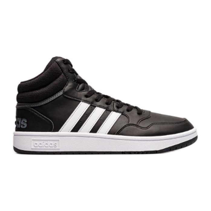 Adidas Hoops 3.0 Mid GW3020 cipő fekete