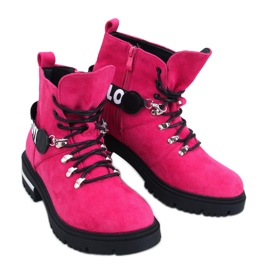 BM Női Trapper csizma Nerea Fuchsia rózsaszín