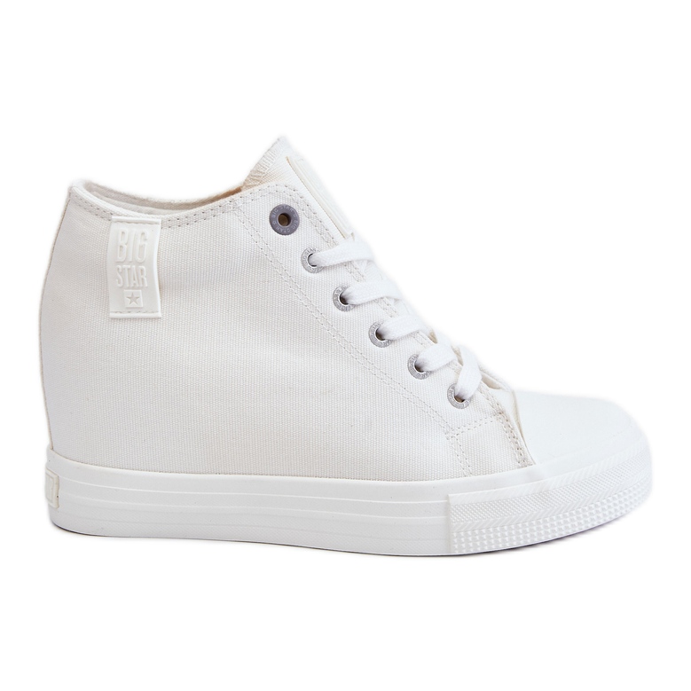 Hidden Wedge High Sneakers Big Star LL274035 fehér