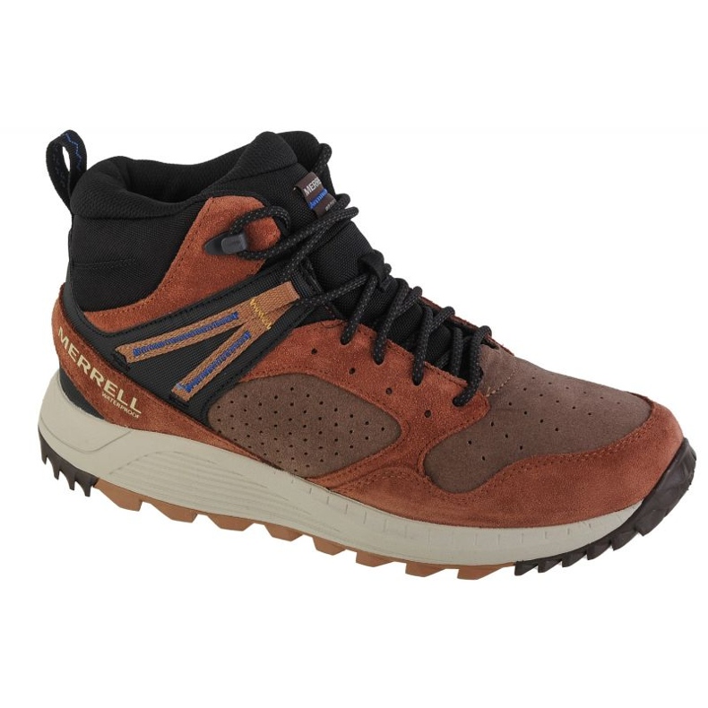 Merrell Wildwood Sneaker Mid Wp M J067299 cipő barna