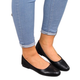 Klasszikus női balettlapos fekete eVento 9BL02-1029
