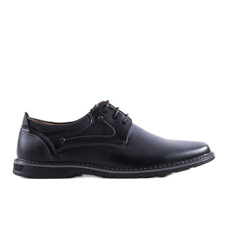 Toni férfi fekete brogues