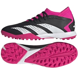 Adidas Predator Accuracy.3 Tf M GW4637 cipő fekete fekete Adidas Predator Accuracy.3 Tf M GW4637 cipő fekete fekete