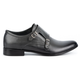 Olivier Monki 287LU szürke formális bőr cipő