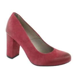 Klasszikus női cipő Edeo 2119 claret sokszínű