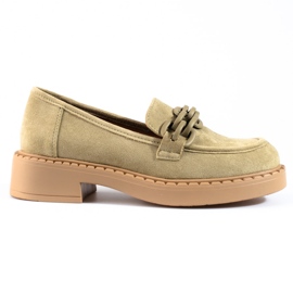 W. Potocki Női naplopók Potocki olíva velúr zöld