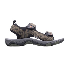 Férfi trekking szandál BERGSON Benue Hiking BRG00127 oliva zöld