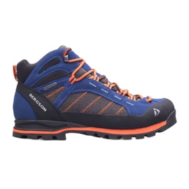 BERGSON Kadam Mid Stx férfi trekking cipő kék narancs