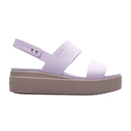 Crocs Brooklyn Low Wedge szandál 206453-5PV lila