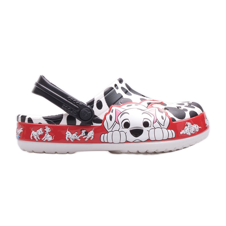 Gyermek klumpa CROCS 101 Dalmatians Kids Clog 207483-100 fehér fekete Gyermek klumpa CROCS 101 Dalmatians Kids Clog 207483-100 fehér fekete