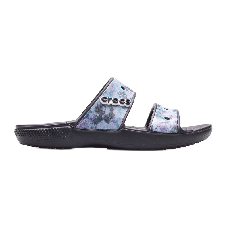 Női papucsok CROCS Classic Tie Dye Graphic 207283-988 fekete sokszínű