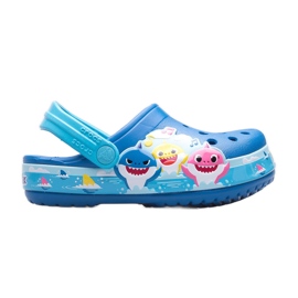 Gyermek klumpa CROCS Fl Babyshark Band Clog T 207066-4JL kék