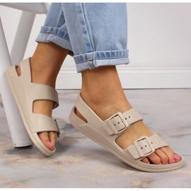 Női bézs hab sportszandál Big Star LL274746