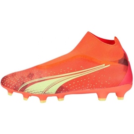 Puma Ultra Match+ Ll FG/AG M 107032 03 futballcipő narancssárga narancs és vörös
