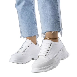 BM Kari fehér magas platformú tornacipő