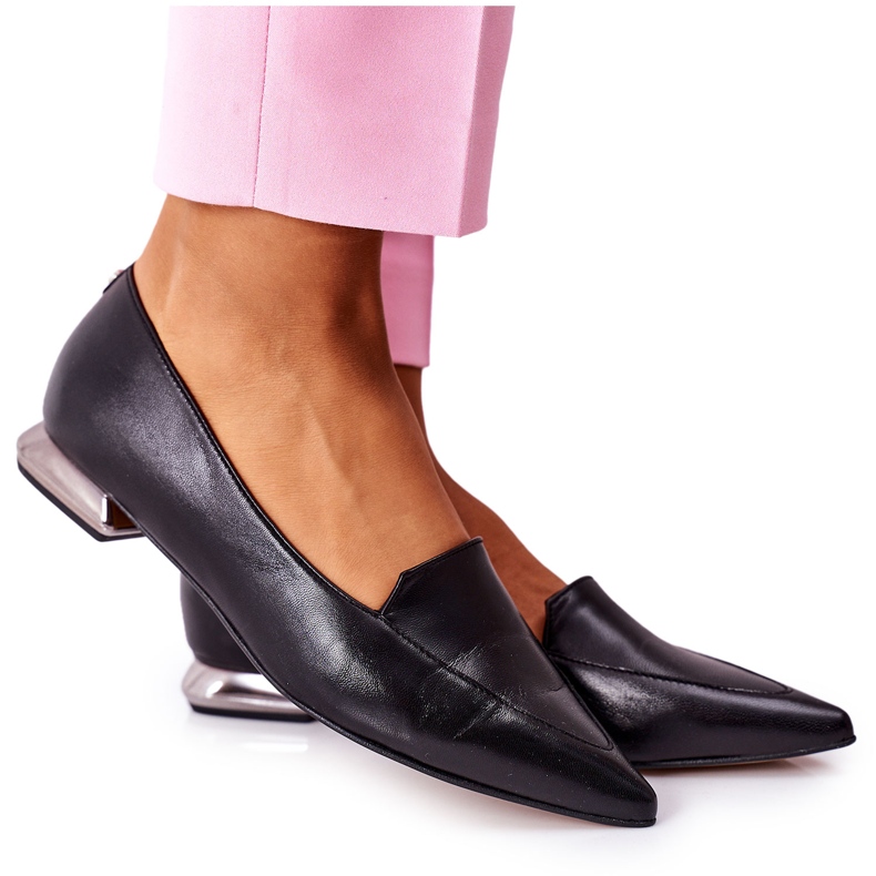 Női Brogues Laura Messi Black 2074 fekete