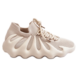 PG1 Női bebújós tornacipő Bézs Myles