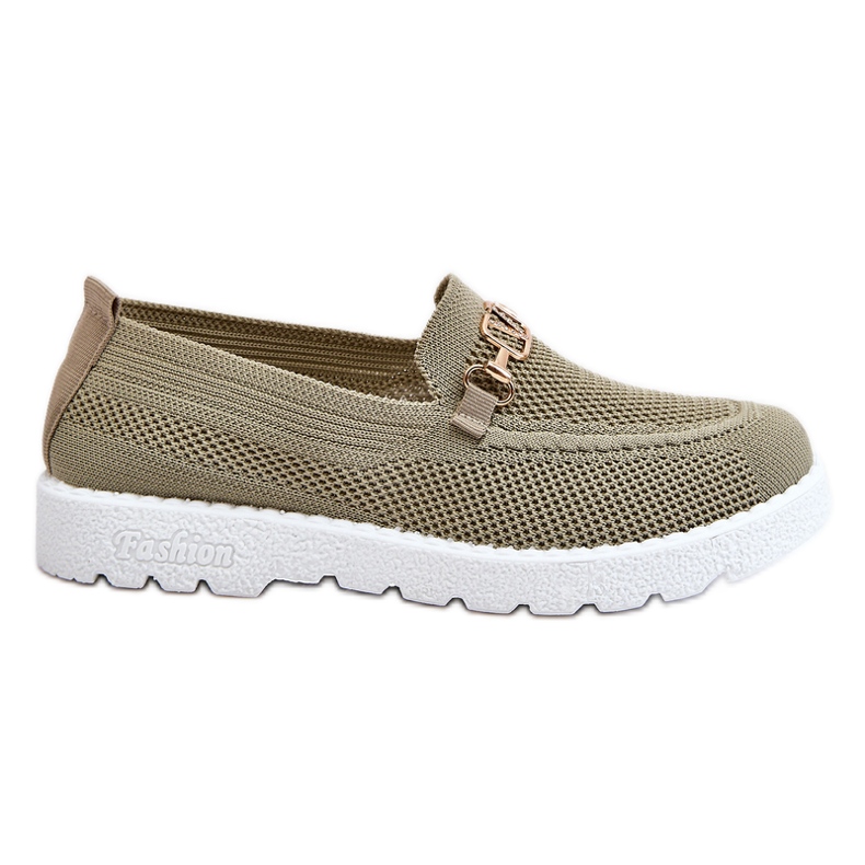 Felbújós női tornacipő zöld Alena díszítéssel Felbújós női tornacipő zöld Alena díszítéssel