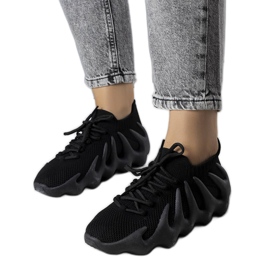 PA1 Fekete légies tornacipő a Muriel márkától