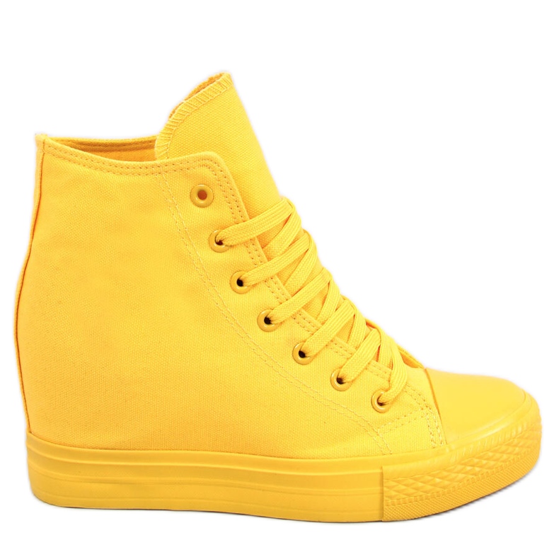 BM Parks Yellow Ankle Wedge tornacipő sárga BM Parks Yellow Ankle Wedge tornacipő sárga