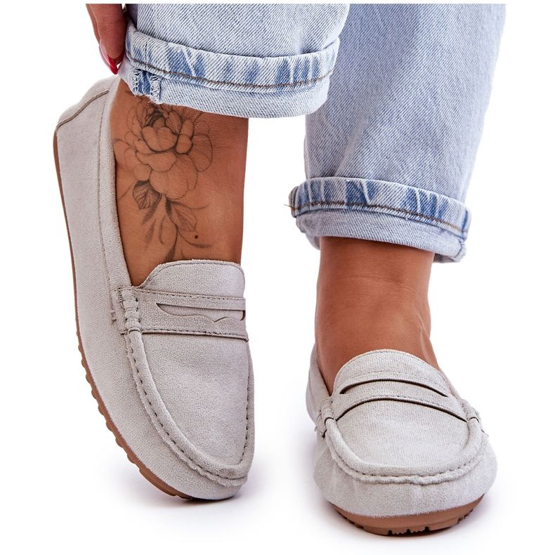 FC3 Női klasszikus velúr cipők szürke Ivana