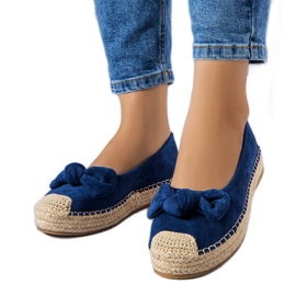 Navy espadrillák íjjal a Dorothée-től kék