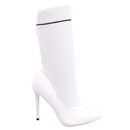 PA1 Moody Bianco zoknis sarkú csizma fehér